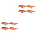 thumbnail image 1 of Eigraketly 4 piezas de cebo artificial de agua salada, señuelos de agua dulce, Crankbait, portátil, río, mar, océano, barco, suministros de tipo 3 2piezas, 1 of 6
