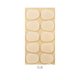 thumbnail image 4 of Advancent 10 Uds. Parches para boquilla de clarinete cojines de saxofón almohadillas para instrumentos musicales negro ventajoso accesorios de Accesorios para instrumentos musicales Blanco 0.8, 4 of 6