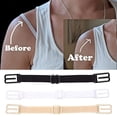 thumbnail image 5 of Huanledash Women Non Slip Elastic Bra Strap Holder Adjustable Band Buckle Racer Back Clip, 5 of 8