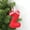 Red, variant on feimajia 3.15" 2D Acrylic 26 Letters Christmas Tree Decoration Pendant Ornaments Xmas Tree Hanging Decor Green