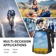 thumbnail image 6 of Fuzoiu Blooming Sunflower Field Print Large Capacity Backpack,Travel Backpack,Laptop Bag,College School Rucksack Bag,for School, Travel & Outdoor Activities, 6 of 6