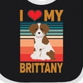 thumbnail image 4 of Inktastic Brittany Spaniel Dog Boys or Girls Baby Bib, 4 of 4