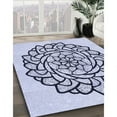 thumbnail image 3 of Ahgly Company Machine Washable Indoor Rectangle Transitional Lavender Blue Area Rugs, 8' x 12', 3 of 7