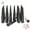 Black, variant on Wheel Accessories Parts 24 Pcs M14x1.5 14x1.5 Thread Spiked 4.4" Long Lug Nuts Chrome Truck Spline Hex Fits Chevy Silverado GMC Sierra Ford F-150 RAM 1500