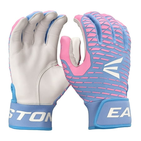 Easton | MAV GTX Baseball Batting Glove | Adult L | Blue & Pink