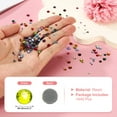 thumbnail image 2 of Uxcell 1440 Piezas de Rhinestone Hotfix Flatback de 4.8mm, Gem Crystal Redondo, Perlas de Resina para Manualidades, Ropa, Decoración DIY, Arte de Uñas, (SS20, Verde), 2 of 7