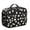 Daisy Pioneer Flower, variant on Daisy Pioneer Flower Black Pattern Insulated Lunch Bag Teens,Bento School Lunch Bag for Teens for Work,Picnic or Travel 10.6x7.7x4.3 Inches,12 Can Capacity
