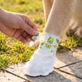 thumbnail image 4 of huayou 20 Pcs Breathable Pet Recovery Socks + Printed Bandage Set, Soft Dog Foot Covers For Licking Prevention, Indoor Outdoor Paw Protection For Small Medium Dogs, S Size, 4 of 6