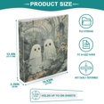thumbnail image 3 of FORMRS 3 Ring Binder 1.5 inch with Pockets Set of 2 Clip Board 200 Sheets Capacity, Ghosts Playing in A Garden, 3 of 8