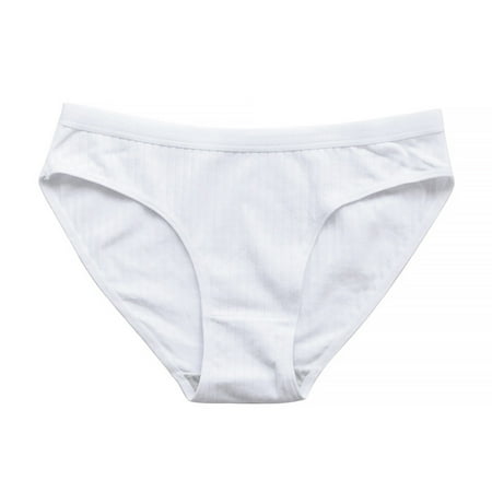 Summer Savings  Women s Low Waisted Underwear  Cotton Briefs  Seamless Design  Comfort Fit  Daily Use  Soft & Breathable  Sizing: S-2XL  Womens Plus Size Pants | White L  Sopatenor