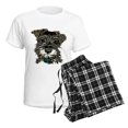 thumbnail image 4 of CafePress - Mini Schnauzer Women's Light Pajamas - Women's Short Sleeve Print T-Shirt and Pants Light Cotton Pajama Set, 4 of 7
