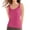 Hot Pink, variant on Tank Top with Built In Bra Sleeveless Comfy Casual Built-In Bra Tank Pilates Gym Activewear Wirefree Support Workout Tank Tops
