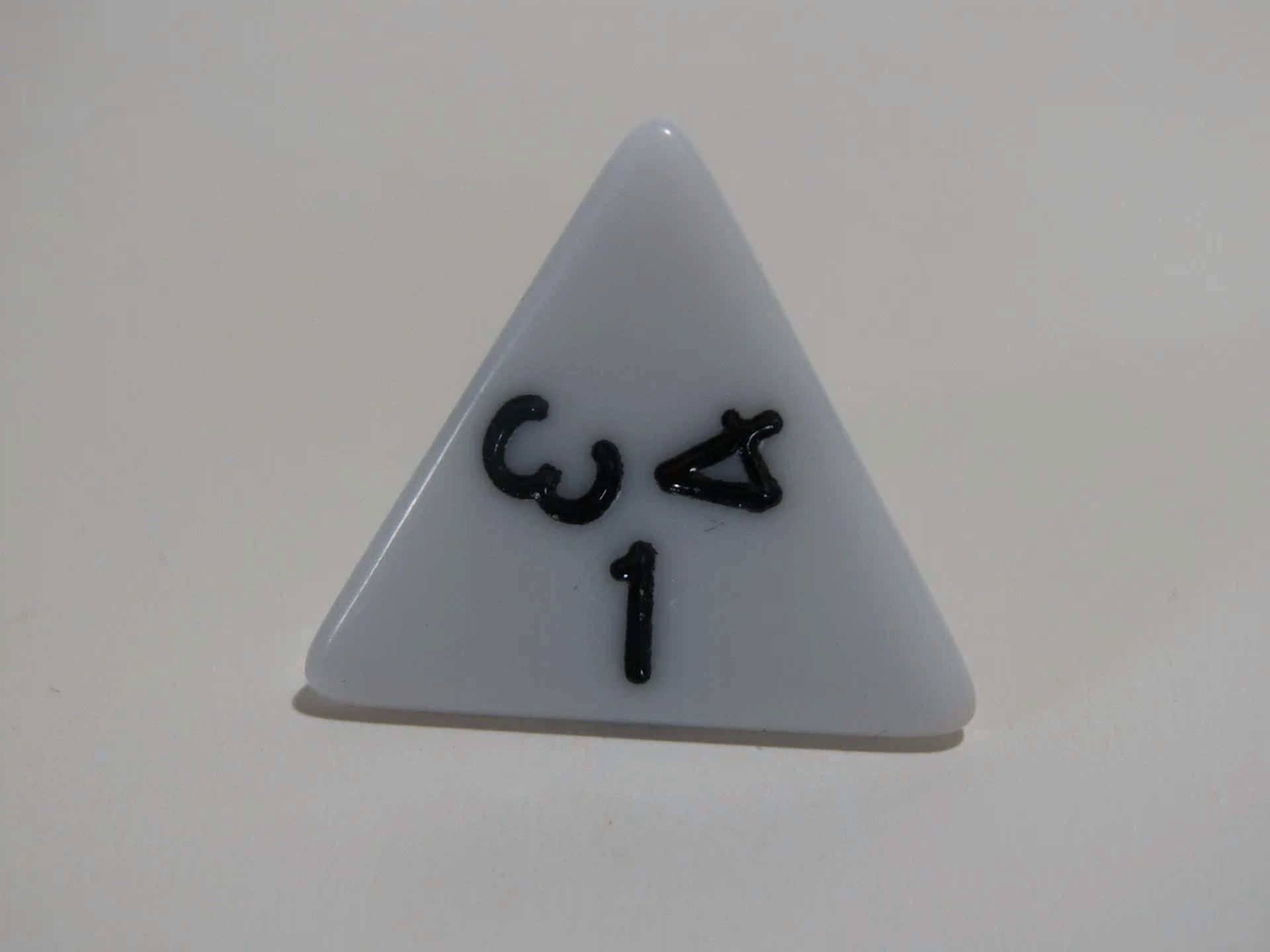 BUTTERFLY- Rpg Dice 10Pc - Opaque White - 1 @ D4 D8 D10 D12 D20 D00-10 & 4 D6