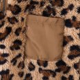 thumbnail image 6 of LUOGENLI Girls Hoodies Size 6 Child Girls Long Sleeve Leopard Prints Zipper Leisure Sweatshirt Pullover Tops Girls Hoodies Size 10-12 Zip Up Girls Hoodies 7-8 Years, 6 of 8