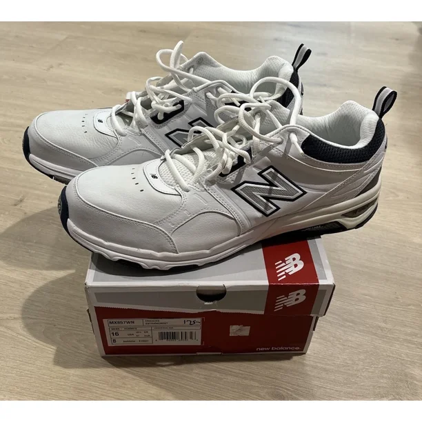 New Balance Mens 857 V3 MX857WN3 White Running Shoes Sneakers Size 16 B NIB