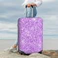 thumbnail image 6 of Picia Lilac Glittering Luggage Protector Cover Thicken Suitcase Protector Cover Fit 18-32 Inch Luggage-Medium, 6 of 9