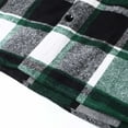 thumbnail image 3 of LEBONYARD Mens T-Shirts Clearance under $5,Flannel Shirt Jackets for Men,Man Casual Plaid Single Pocket Button Long Sleeve Turndown Collar Shirt Green M, 3 of 8