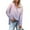 Hot Pink, variant on V Neck Swestshirt for Women Long Sleeve Half Button Pullovers Tops Gradient Casual Drawstring Henley Shirts