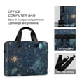 thumbnail image 4 of FORMRS 16" Laptop Bag Carrying Sleeve Case with Handle Travel Shoulder Briefcase, Dark Star Map, 4 of 8