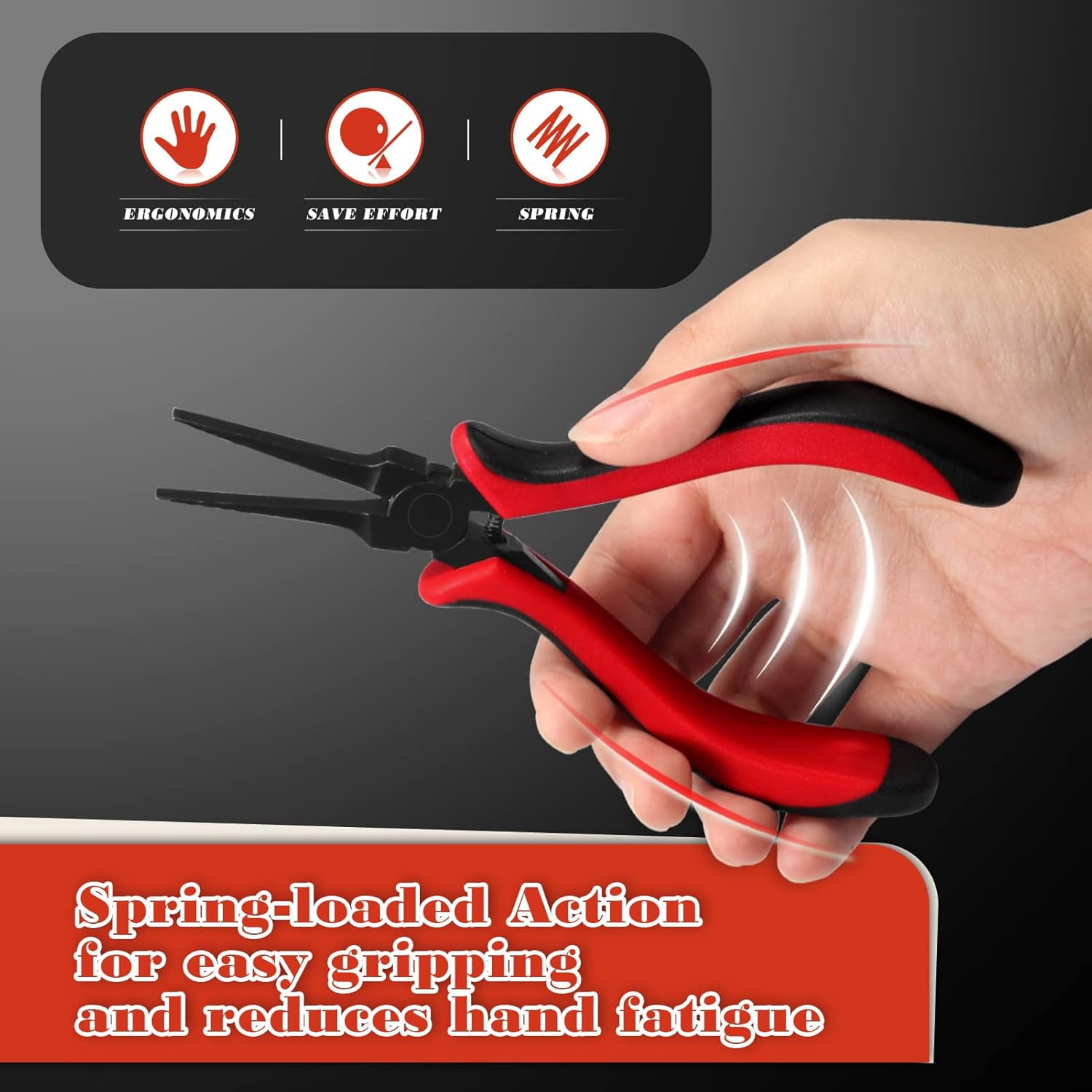 5.5 inch thin flat nose pliers professional thin flat nose pliers, smooth jaws, suitable for jewelry making hand-made board repair