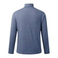thumbnail image 5 of TOWED22 Mens Ribbed Slim Fit Knitted Pullover Casual Turtleneck Sweater(Blue,XL), 5 of 5