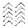 thumbnail image 5 of KONTONTY Box Hinges 10 Pcs Zinc Alloy for Jewelry Box Hardware 3X0.6in, 5 of 8