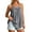 *Gray, variant on VBVC Women's Crew Neck Stretchy Tank Top , Ladies' Lightweight Camisole , Padded Summer Casual Shirts For Women, S-3XL