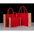 thumbnail image 6 of Versatile Linen Carryall Bag Waterproof Coating and Stylish for Any Occasion, 6 of 16