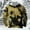 Yellow, variant on KANG European Medieval Norse Mythology Hooded Retro Casual Printed Hooded Sweatshirt