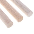 thumbnail image 3 of Abbracc Bâtons de Bois de Balsa Ronds 20mm Tige de Bâton de Bois Non Fini 5 Pcs 110mm, 3 of 7