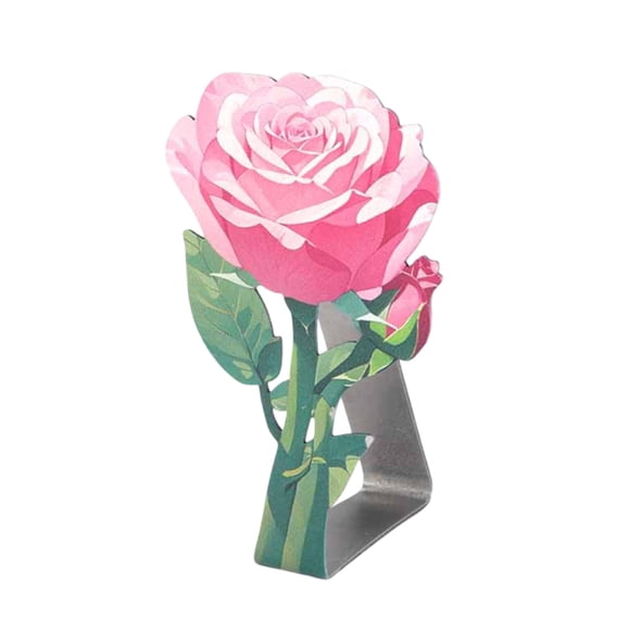 TIELUTT Pinces de Table Rose en Acier Inoxydable Robustes Coupe-Vent Pinces pour Nappe pour Mariage Serre-Joints Serre-Joints pour Étau de Menuiserie Serre-Joints d'Éparpilleur Portatifs Serre-Joints de Support d'Écran Serre-Joints de Menuiserie He
