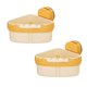thumbnail image 1 of Naiovety Juego de 2 cestas coladoras para fregadero - Estante colgante triangular multifuncional de ABS con sistema de succión para desagüe Cocina y Comedor naranja, 1 of 6