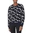 thumbnail image 3 of Champion Life Womens Reverse Weave Crew, L, Womens Script Multi Scale Navy, 3 of 4