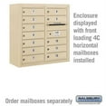 thumbnail image 2 of SALSBURY INDUSTRIES 3807D-SAN Surface Enclosure,DC 7 Door,Beige, 2 of 2