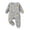 Gray Starry Night, variant on Actgleam Infant Baby Girls Romper Long Sleeve Zip-Up Pajamas Bodysuit,9-12Months