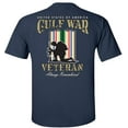 thumbnail image 5 of Fair Game Proud Veteran Gulf War Always Remember T-Shirt-Navy-4x, 5 of 5
