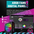 thumbnail image 2 of Cooler Master XG750 Plus Platinum ARGB Fully Modular, 750W, 80+ Platinum, ARGB 135mm Silent Fan, Built-in Information Display Panel, Intel ATX 12V Ver 2.53, 100% Japanese Capacitors ARGB 750, 2 of 14