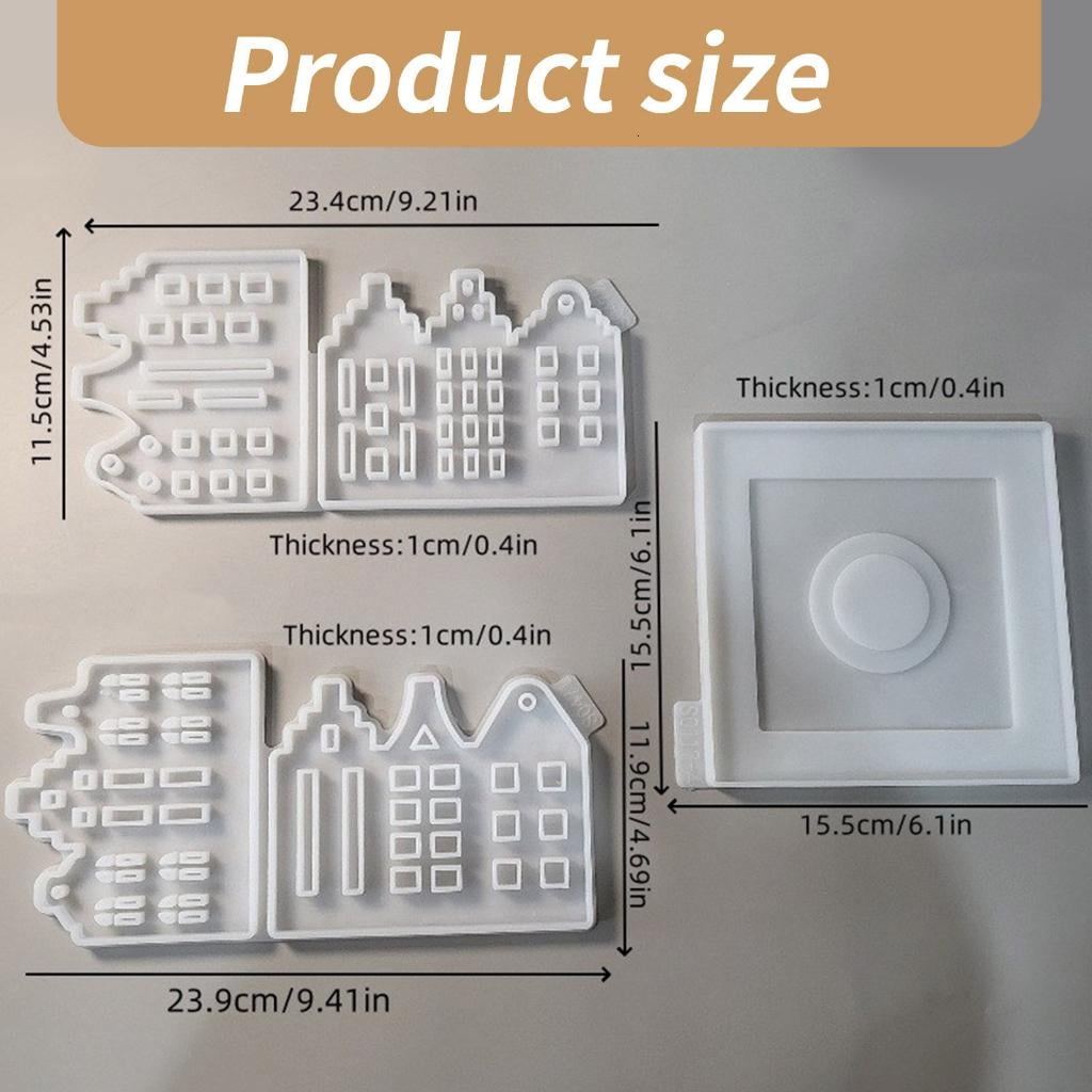 House Decoration Silicone Mould Candle Stand Resin Craft Flexible Silicone Mold Hand-Making Supplies