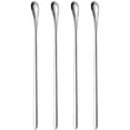 thumbnail image 1 of Qucyy Cuillère à Café en Acier Inoxydable pour Mélanger Cocktails - Cuillère à Sel et Condiments - Réutilisable - Ensemble de 4 (7,6 Pouces) Poignée Épaisse, 1 of 5