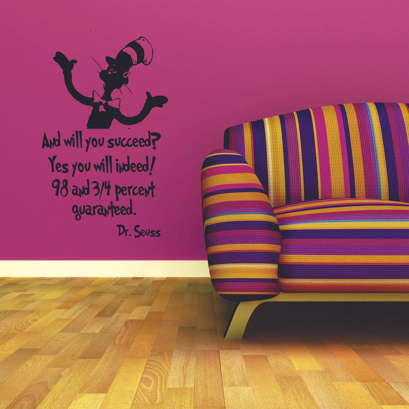 Dr Seuss Yes You Will Indeed Customized Wall Decal ...