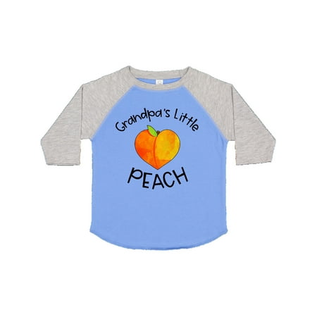 

Inktastic Grandpa s Little Peach Cute Peach Heart Gift Toddler Boy or Toddler Girl T-Shirt