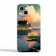 thumbnail image 1 of Glacial Tundra Town Case Compatible with iPhone 14,Aesthetic Art Design Full Cover Protective Case, 1 of 5