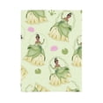 thumbnail image 2 of Princess Tiana Watercolor Seamless Pattern Throw Blanket,Flannel Blanket Throw for Kids,Soft Warm Cozy Plush Blanket for Couch Bed Sofa,50"x40", 2 of 4