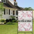 thumbnail image 4 of Spring Summer Multicolored Flower Leaves Garden Flag 28x40 Inch Double Side for Outdoor Courtyard Garden Decor Flowers Welcome Holiday Flag for Outside Decoration, 4 of 6
