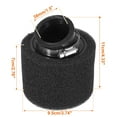 thumbnail image 4 of 2uds Universal 38mm Doblado Motocicleta Carburador Aire Filtro Limpiador Unique Bargains Limpiador de filtro de aire, 4 of 6