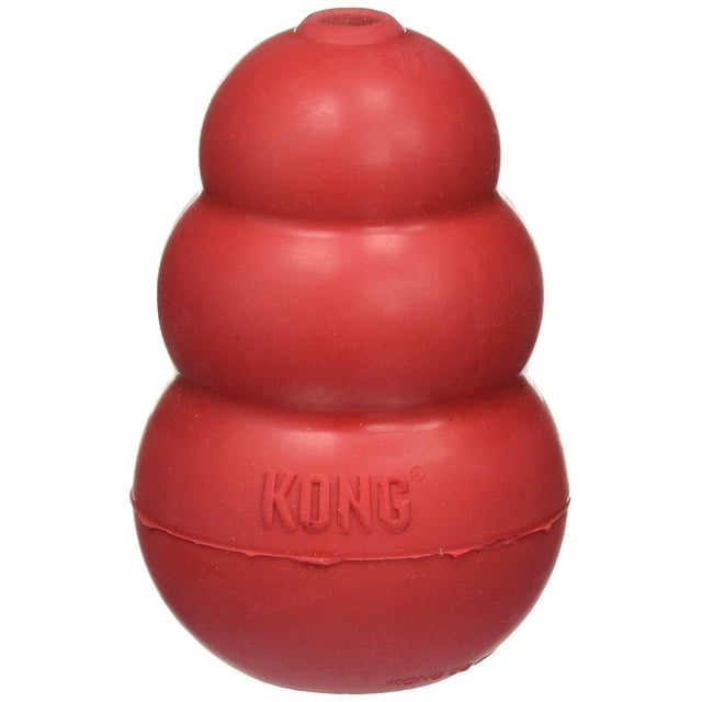 Juguete Clásico KONG Rojo Paquete de 2 para Perro Mediano