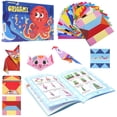 thumbnail image 1 of DEBGFS 152 Sheets Colorful Kids Origami Kit Double Sided Vivid Origami Papers Projects Pages Instructional Origami Book for Kids Adults Beginners Training and School Craft Lessons, 1 of 7
