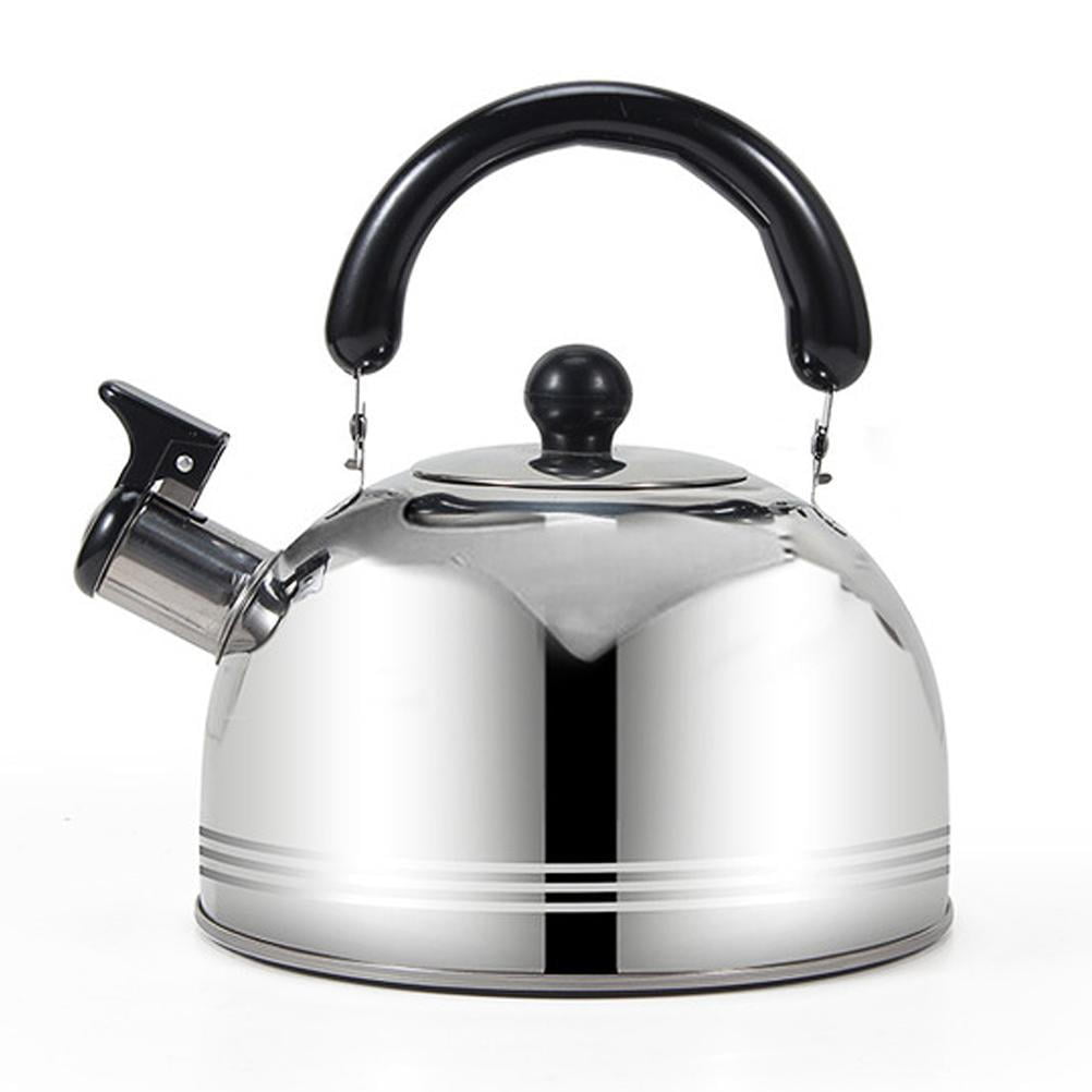 Details about   4L Stainless Steel Whistling Kettle Teapot Electric Stove Gas Hobs Camping 