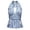 C536/Blue, variant on XIYON Tank Tops For Women Tie Back Backless Cropped Ruffle Summer Sleeveless Camisole Top Trendy Clothes