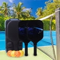 thumbnail image 6 of Premium Set of 2 Racquets Nonslip Grip with Bag Portable Professional Pickleball Rackets for Adults Men D, 6 of 10